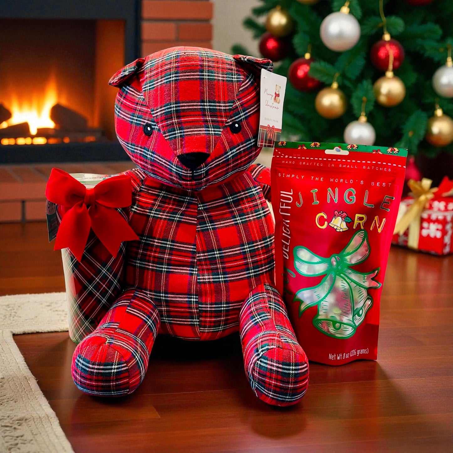 November Drawing → One winner drawn on 12/1 for this stunning GIANT teddy, Swig tumbler & holiday popcorn bundle! 🧸