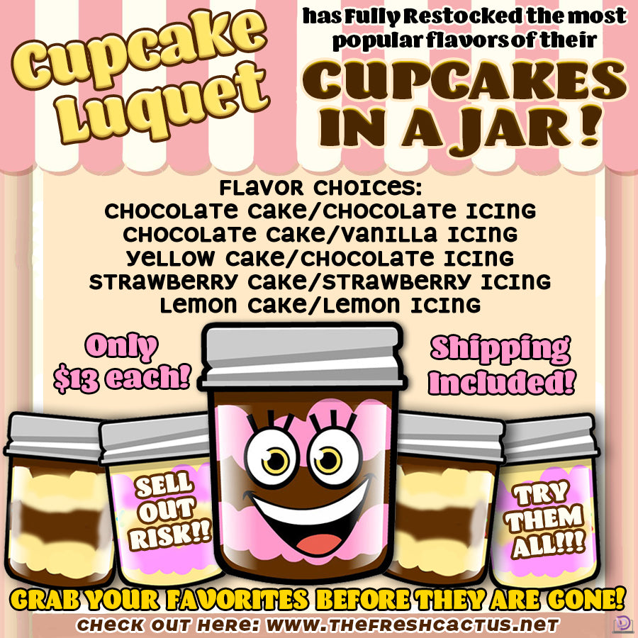 Pre-Order: Cupcake in a Jar • Ships 9/12