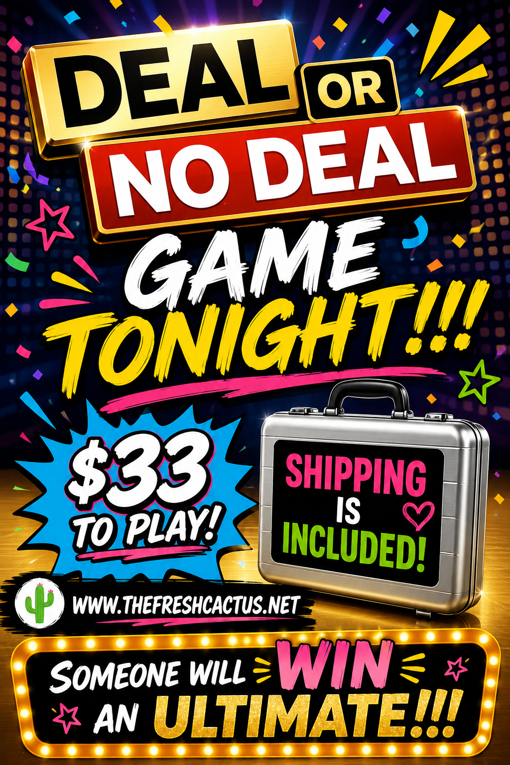 Its BACK!!!!! Deal or No Deal Game