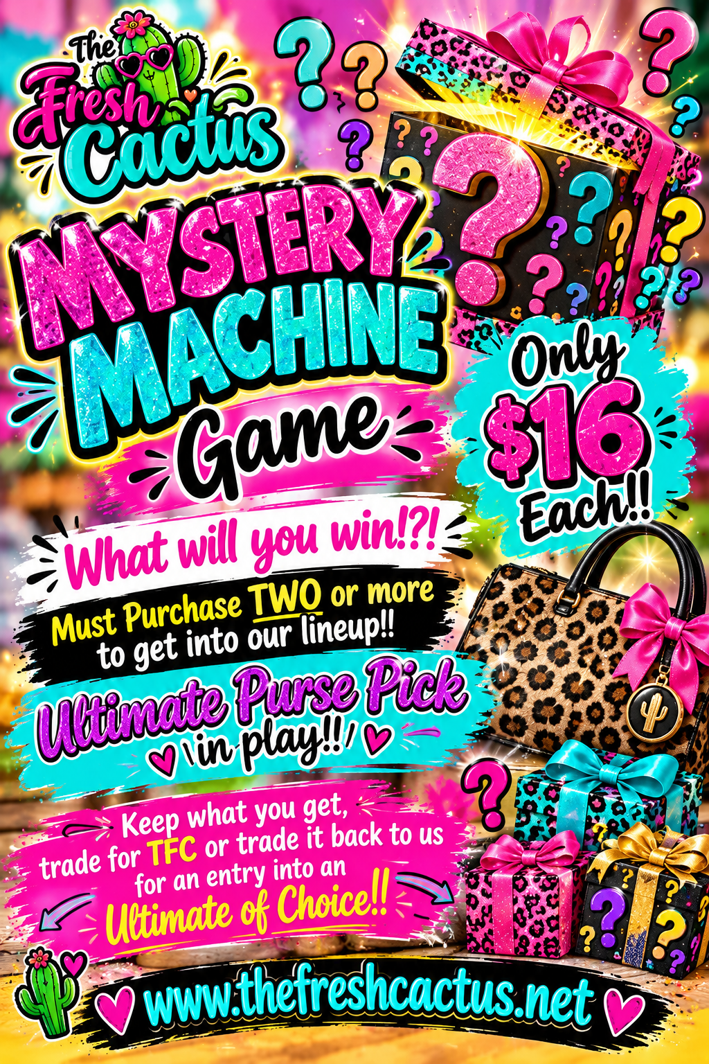 Halloween night!!! Mystery Machine Game • Must Purchase TWO or more to get into our lineup!! Ultimate Purse Pick in play!!