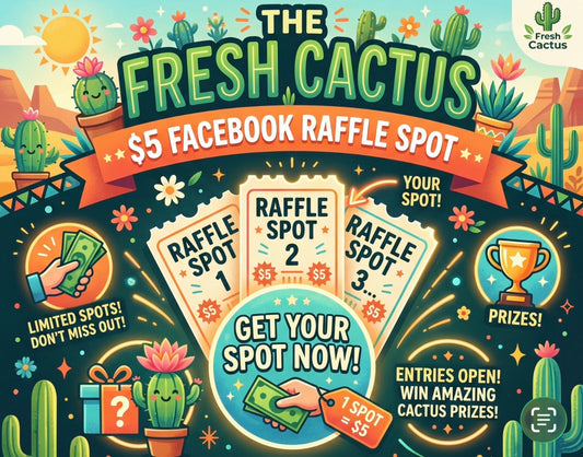 Facebook Raffle Spot $5 each