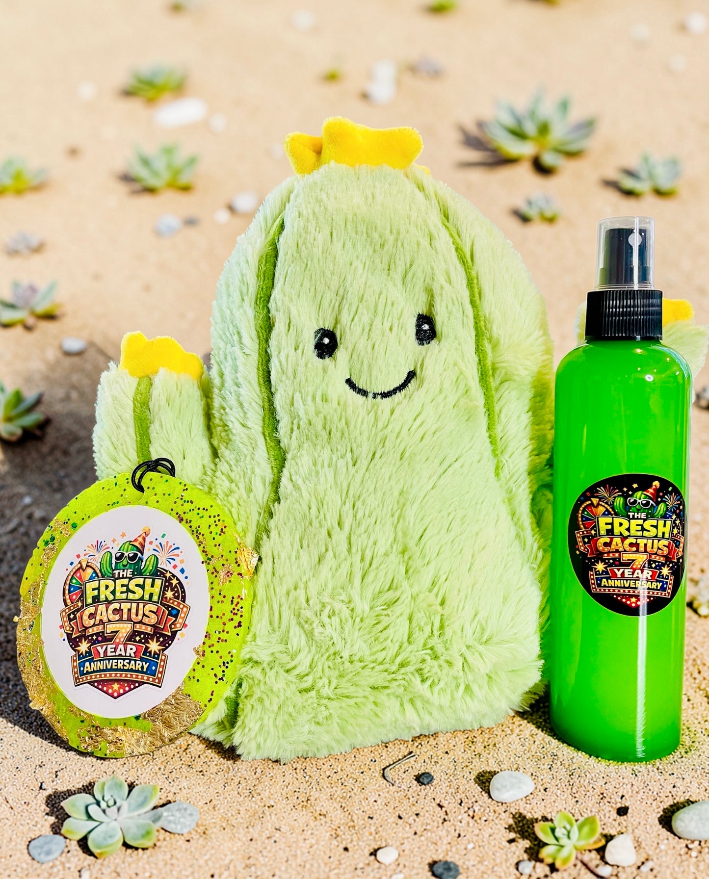 7 year Anniversary Special TFC Bundle! Cactus Warmie, 7 year Body Spray and 7 year Freshie!