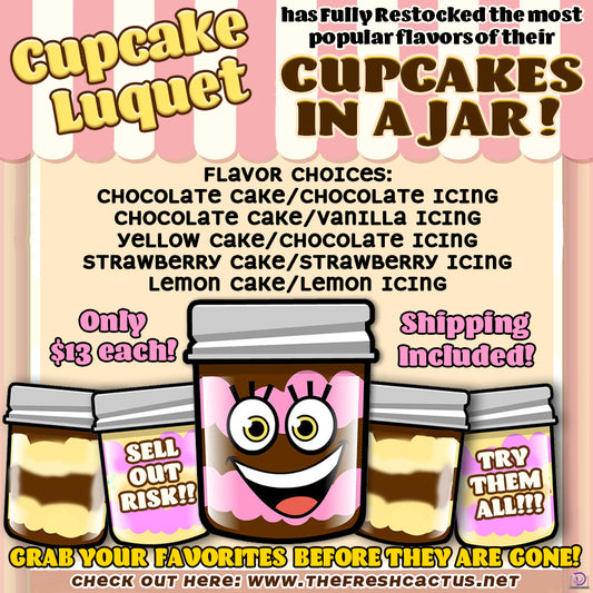 Pre-Order: Cupcake in a Jar • Ships 9/12