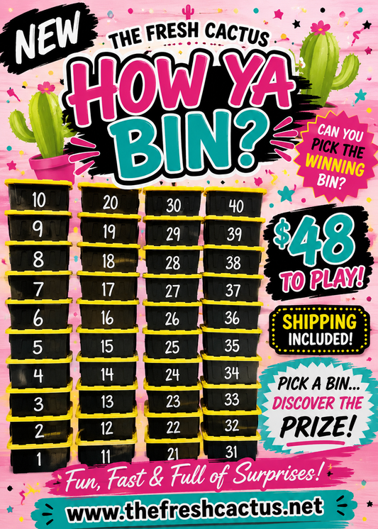 ** NEW GAME ** How Ya Bin?!? Pick your Bin and see what you WIN!!! Ultimate in Play!!! Friday Night 6pm cst