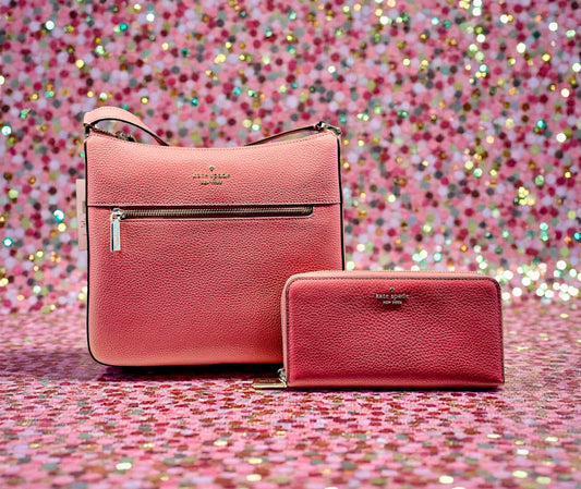 January Giveaway!!! Kate Spade Purse and Matching Wallet in the color Pomegranate!! One winner selected on 1/31