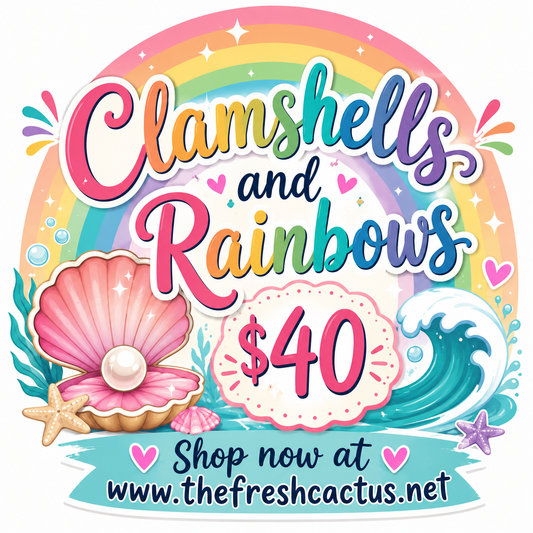 Rainbows & Clamshells • Tuesday at Noon!!!